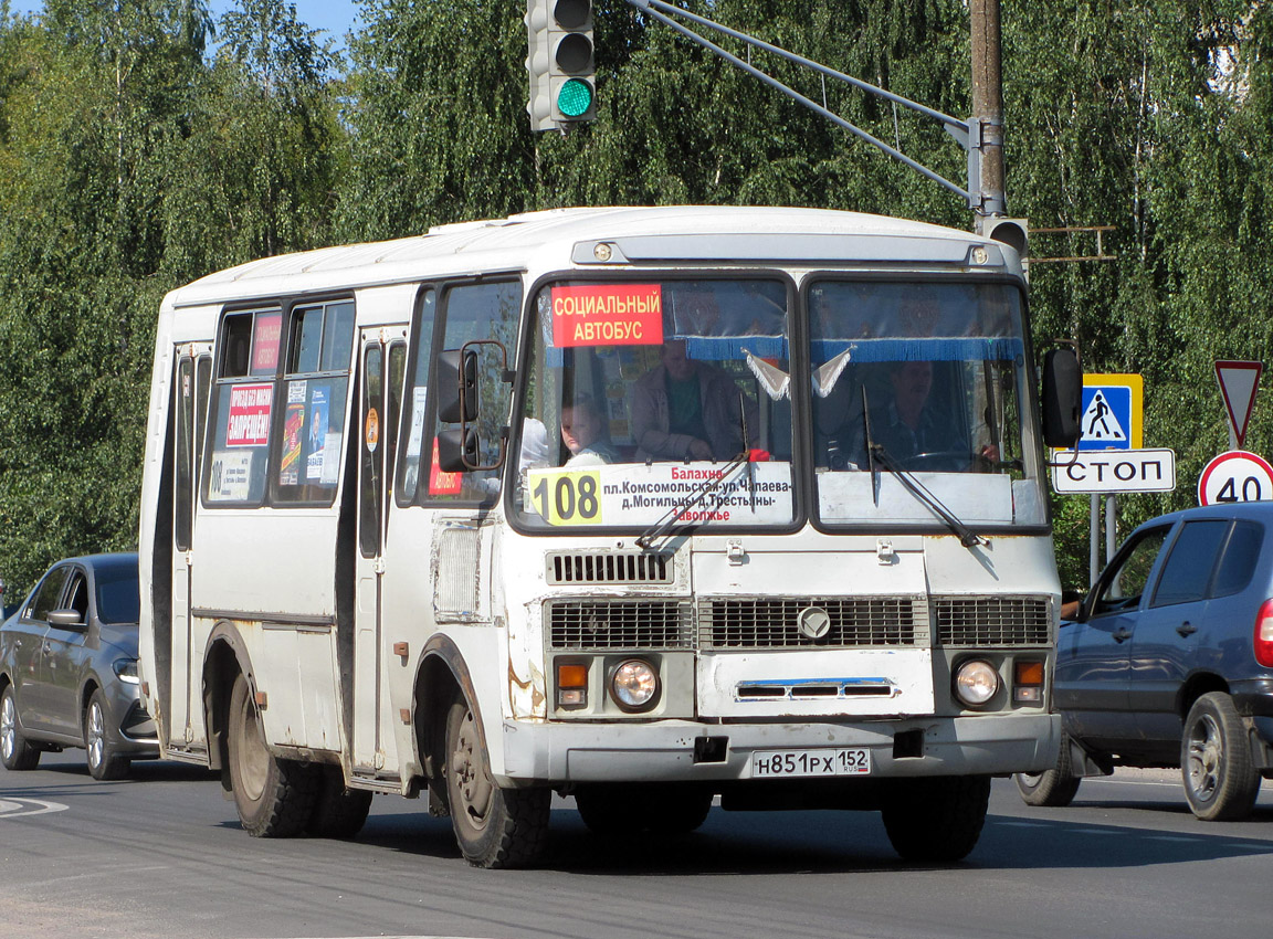 Нижегородская область, ПАЗ-32054 № Н 851 РХ 152