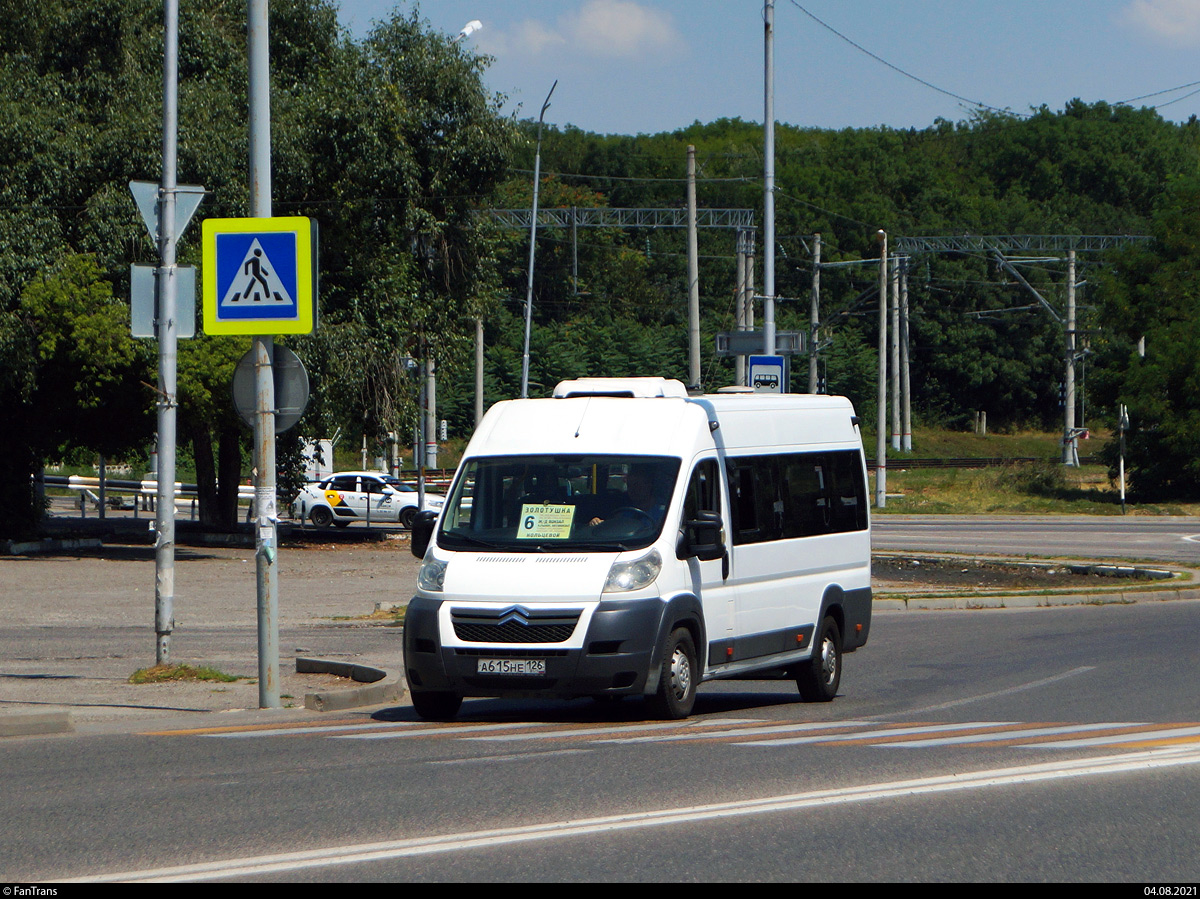Ставропольский край, Нижегородец-2227W (Citroёn Jumper) № А 615 НЕ 126