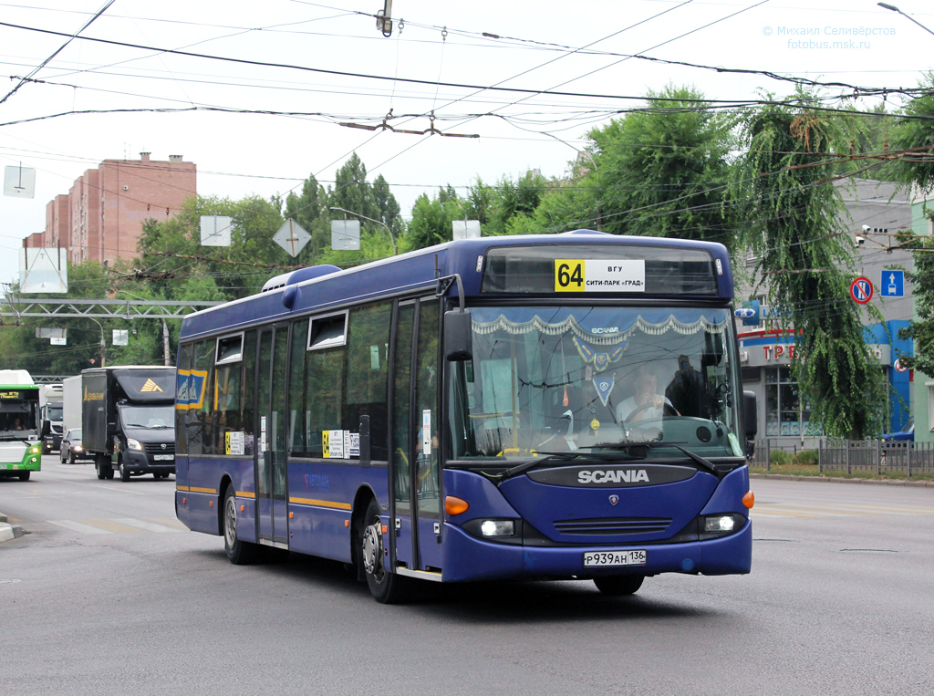 Воронежская область, Scania OmniLink I (Скания-Питер) № Р 939 АН 136