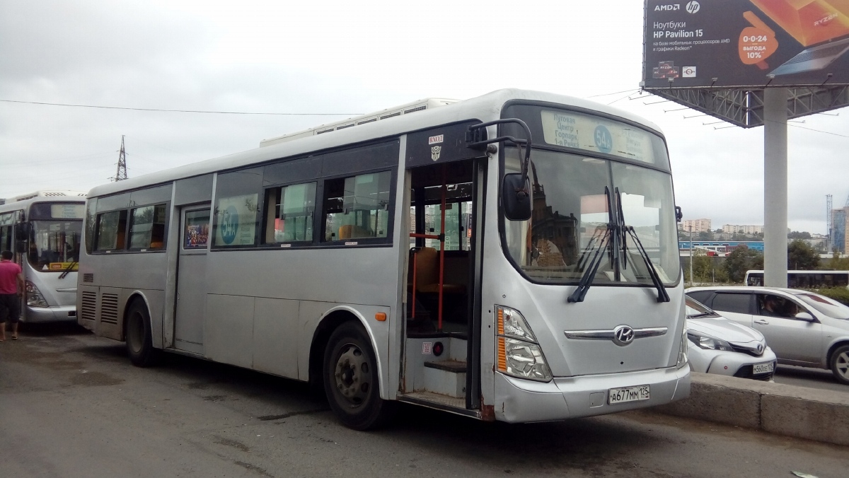 Primorskiy region, Hyundai New Super AeroCity 1F/L # А 677 ММ 125