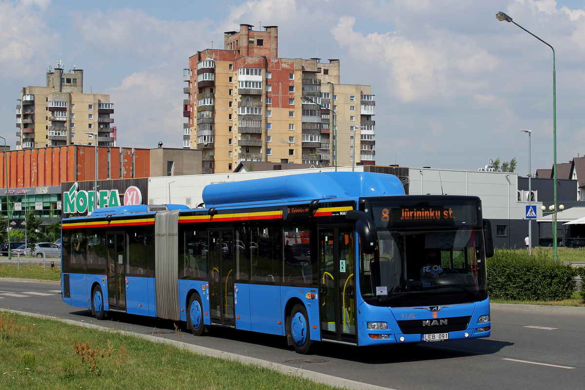 Литва, MAN A23 Lion's City G NG313 CNG № 91