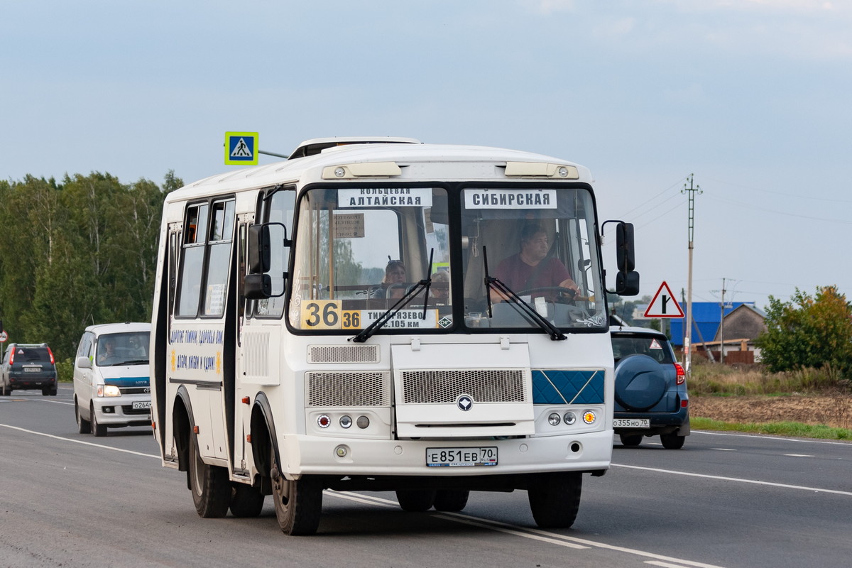 Томская область, ПАЗ-32054 № Е 851 ЕВ 70