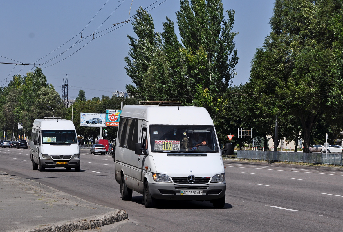 Днепропетровская область, Mercedes-Benz Sprinter W903 313CDI № AE 0550 AK