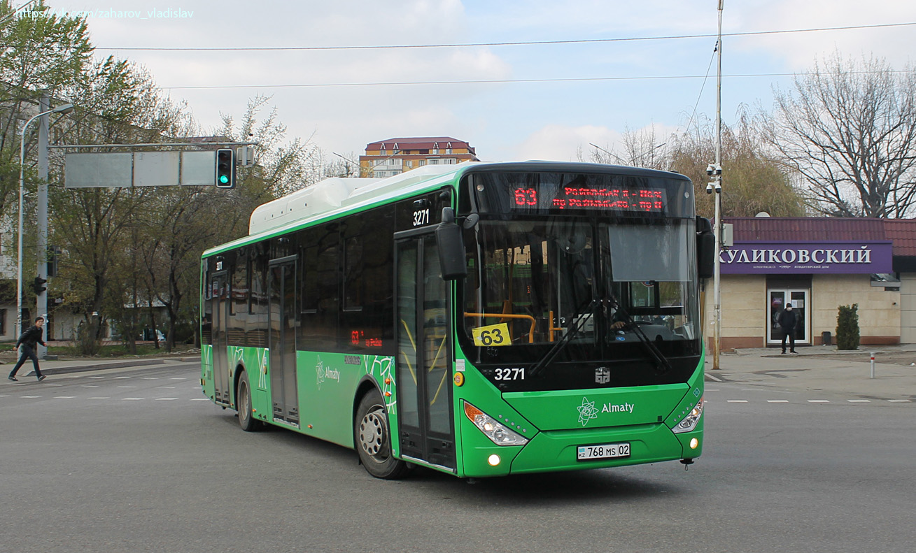 Алматы, Zhong Tong LCK6125HGAN № 3271