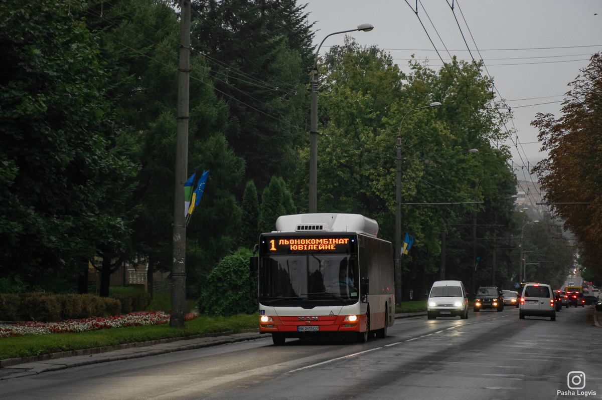 Ровненская область, MAN A21 Lion's City NL243 CNG № BK 2415 CO