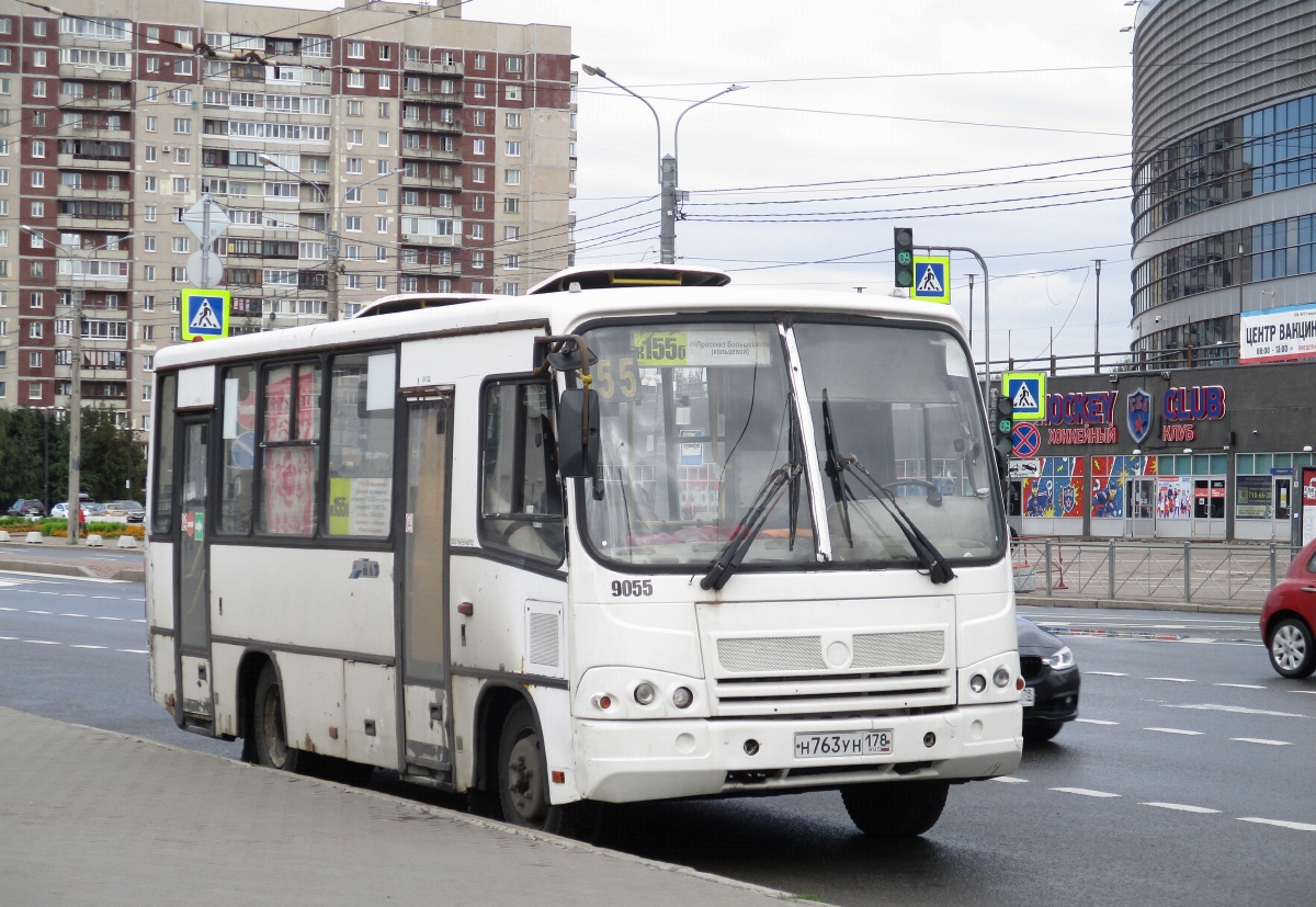 Санкт-Петербург, ПАЗ-320402-05 № 9055