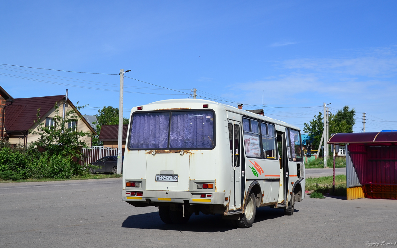 Новосибирская область, ПАЗ-32054 № Е 724 АУ 154