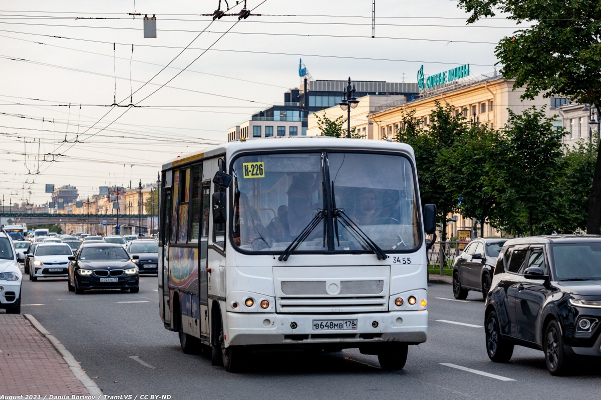 Санкт-Петербург, ПАЗ-320402-05 № n455