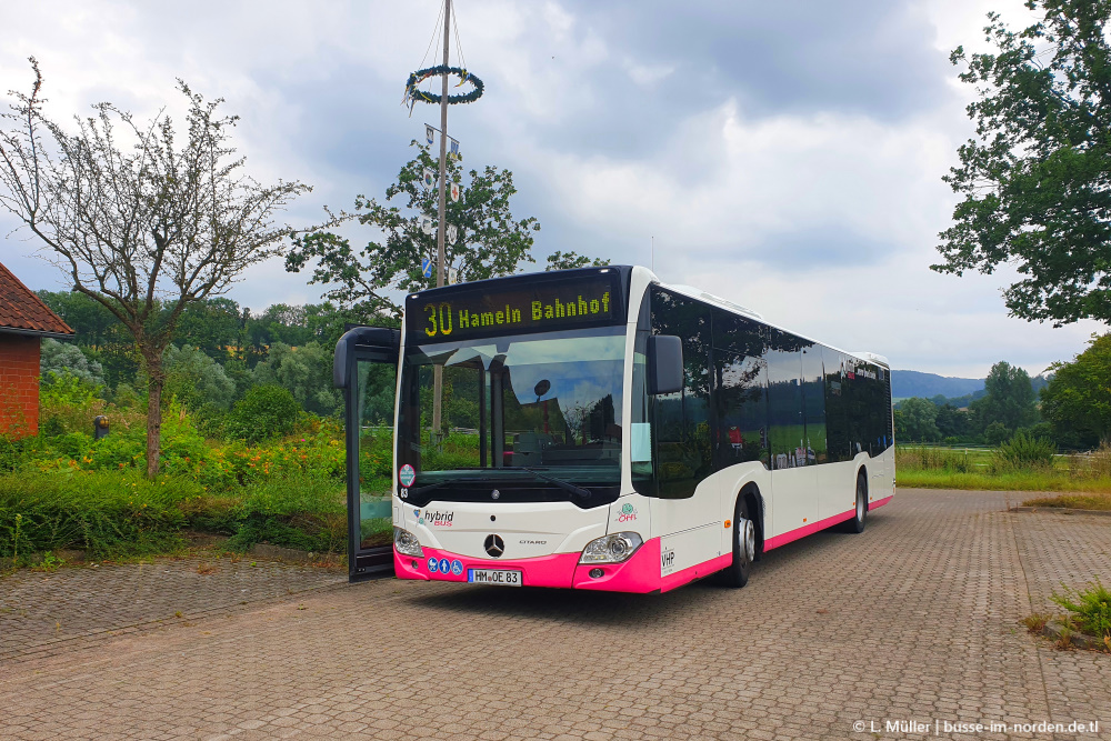 Нижняя Саксония, Mercedes-Benz Citaro C2 hybrid № 83