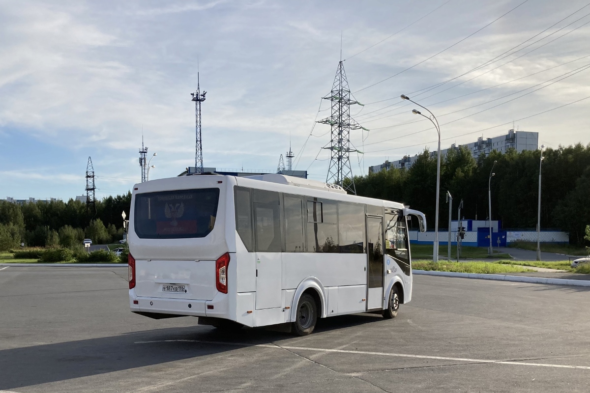 Khanty-Mansi AO, PAZ-320405-04 "Vector Next" (intercity) Nr. Е 187 КВ 186