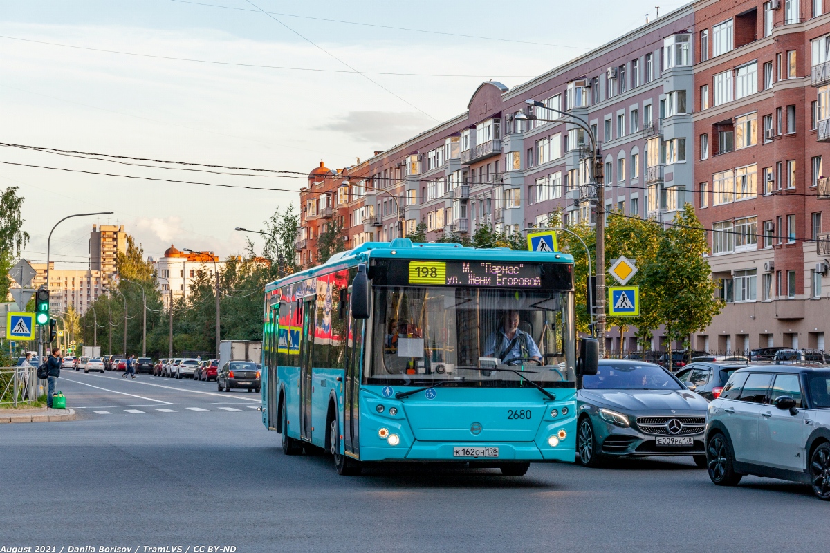 Sankt Petersburg, LiAZ-5292.65 Nr 2680