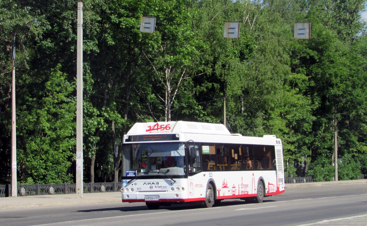 Вологодская область, ЛиАЗ-5292.67 (CNG) № 0523