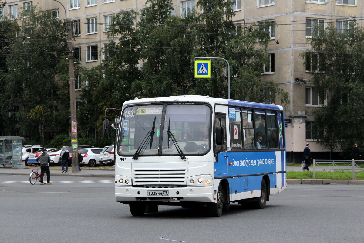 Санкт-Петербург, ПАЗ-320402-05 № 7917