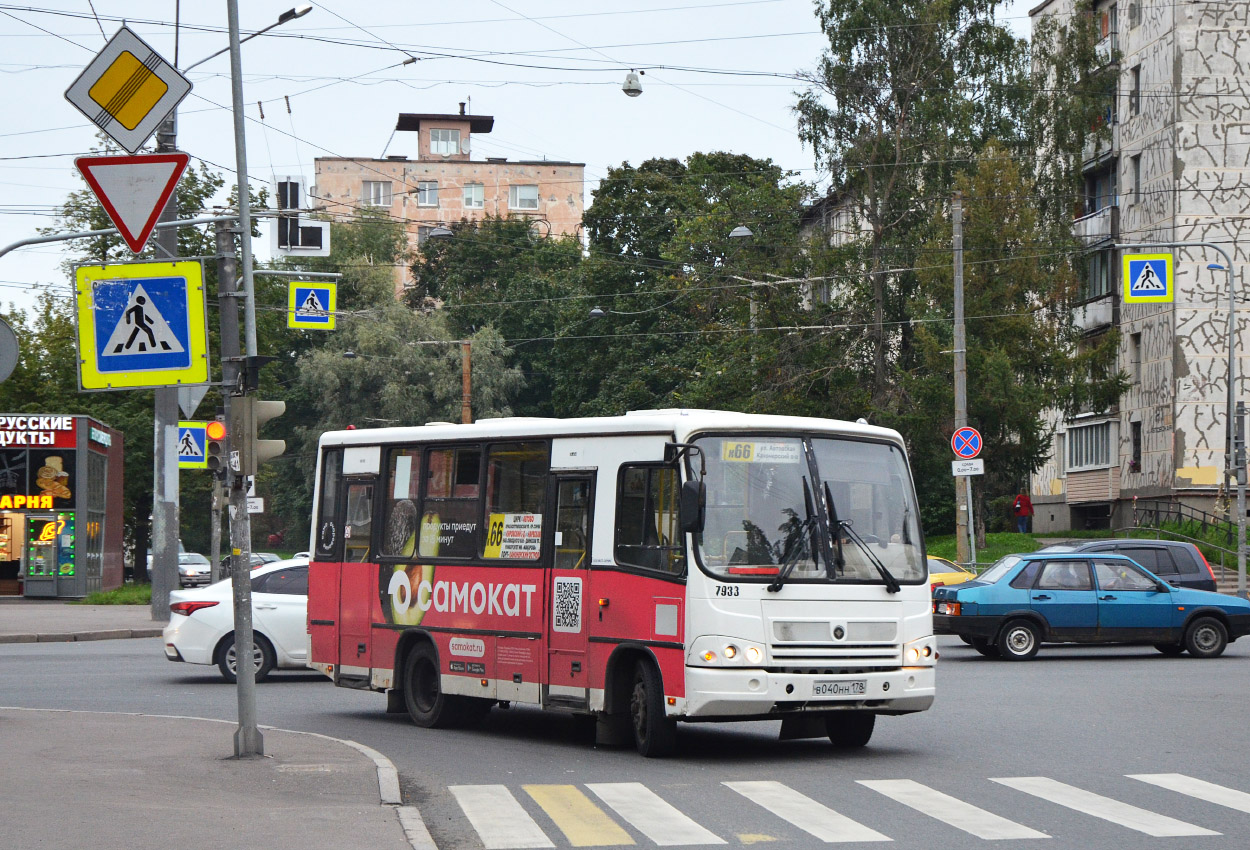 Санкт-Пецярбург, ПАЗ-320402-05 № 7933