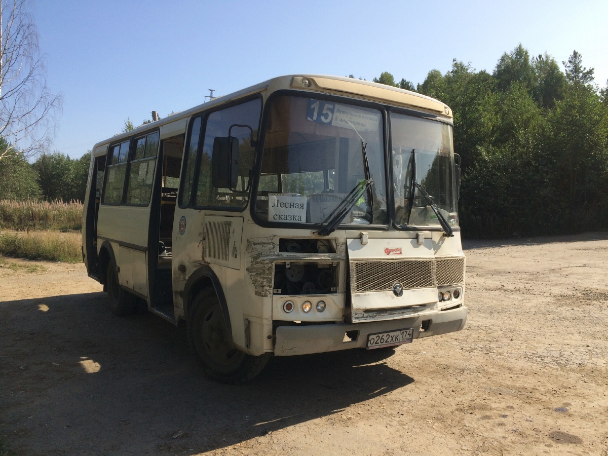 Chelyabinsk region, PAZ-32054 č. О 262 ХК 174