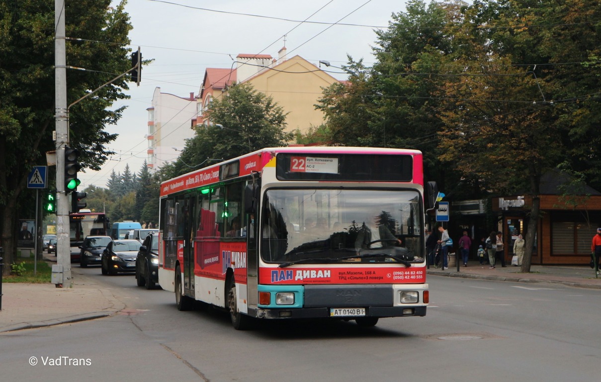 Ивано-Франковская область, MAN A12 EL202 № AT 0140 BI