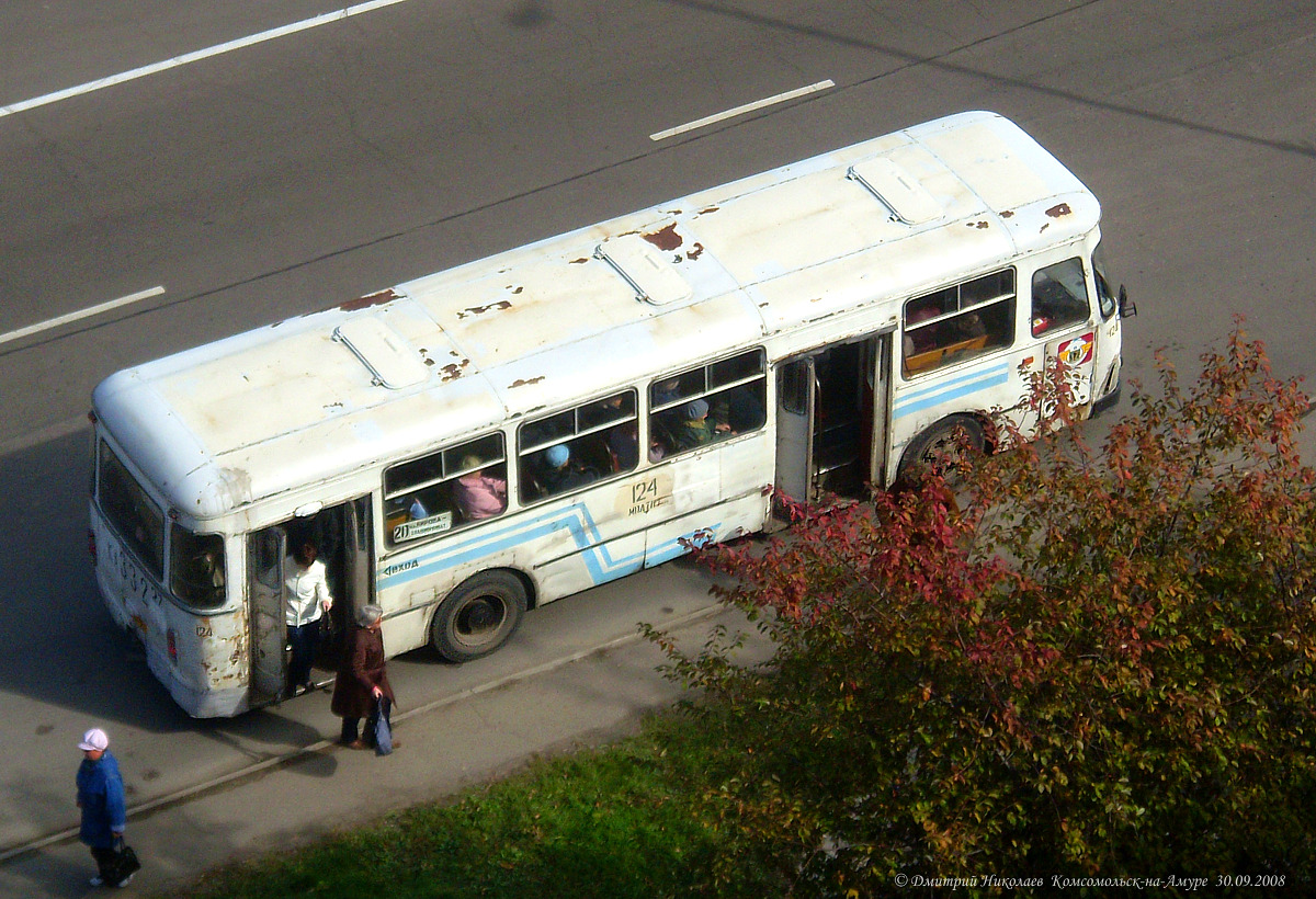 Хабаровский край, ЛиАЗ-677М (ТоАЗ) № 124