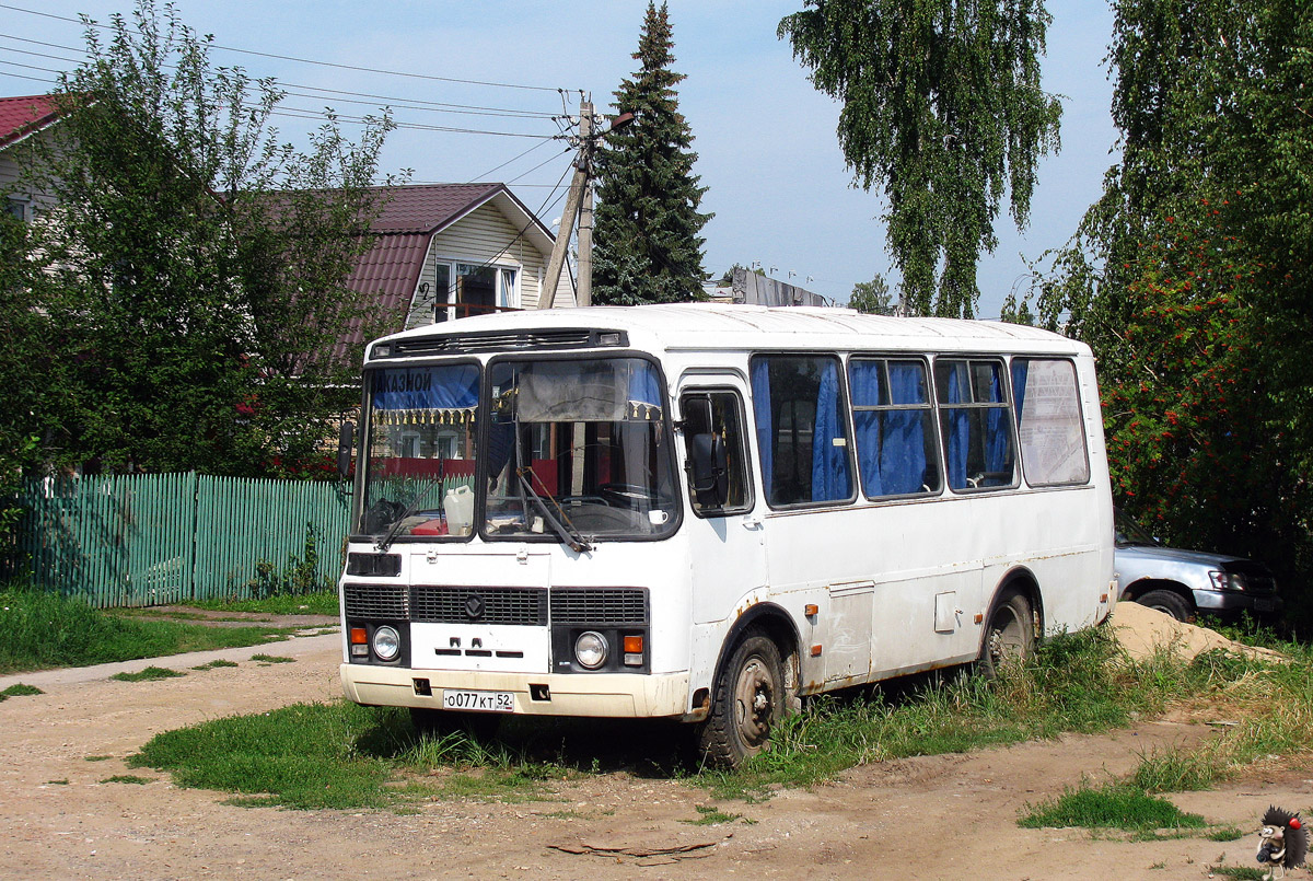 Нижегородская область, ПАЗ-32053 № О 077 КТ 52