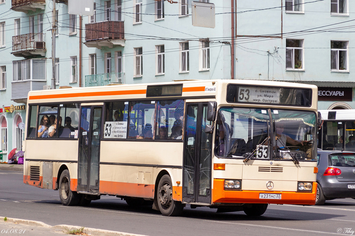 Владимирская область, Mercedes-Benz O405 № А 231 МС 33