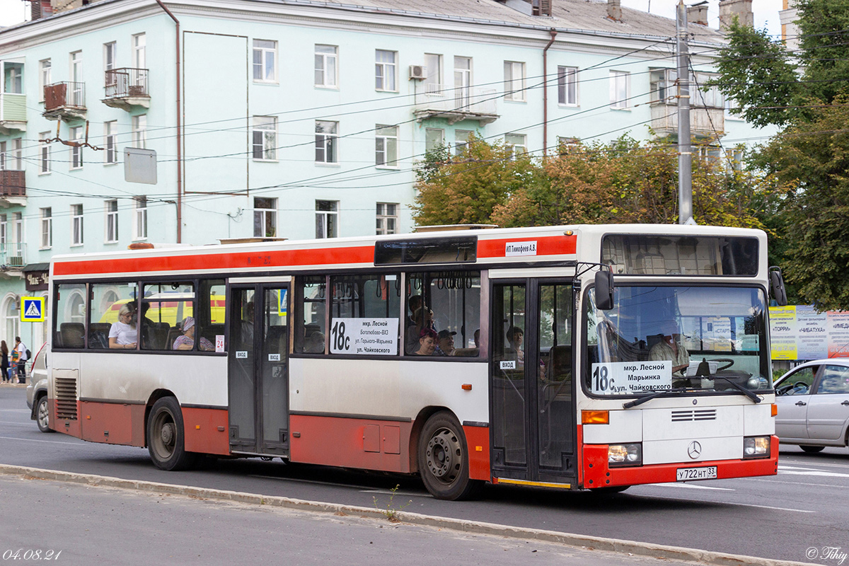 Vladimir region, Mercedes-Benz O405N # У 722 НТ 33