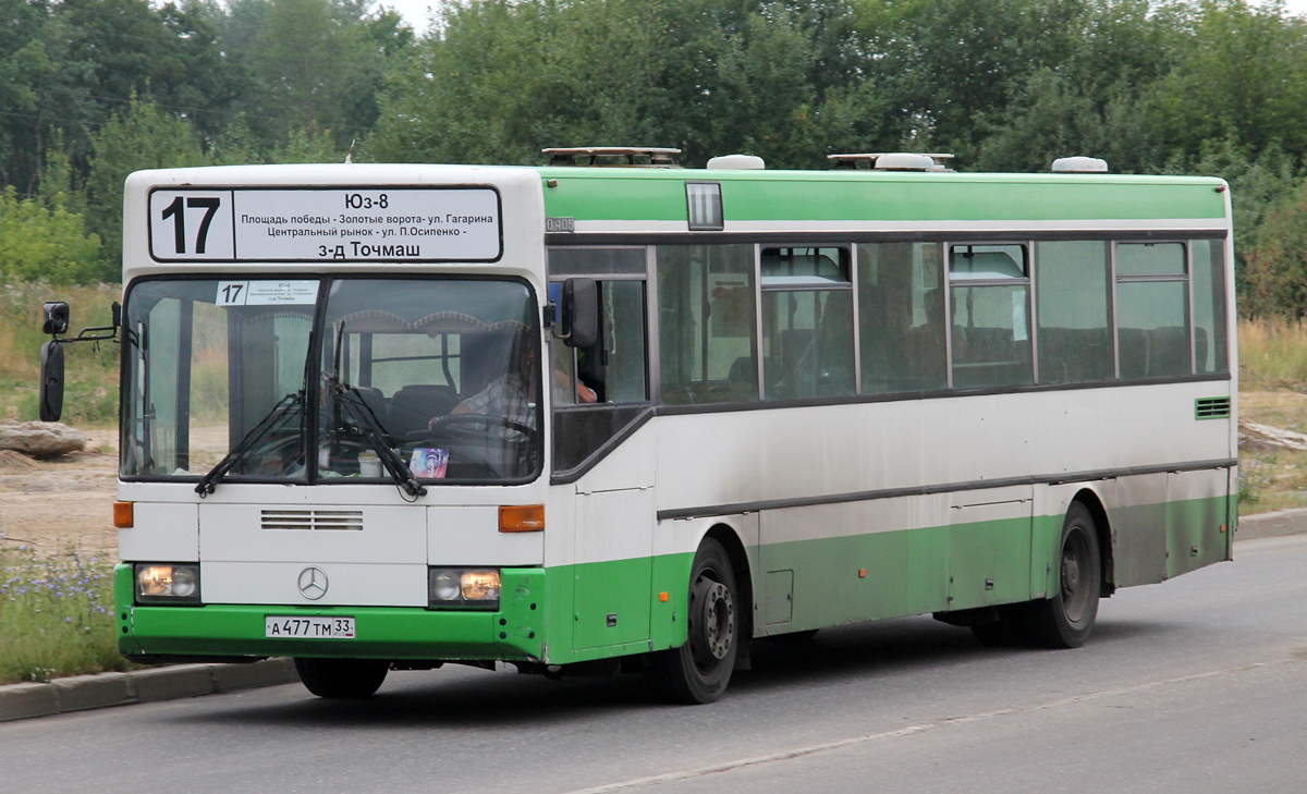 Владимирская область, Mercedes-Benz O405 № А 477 ТМ 33