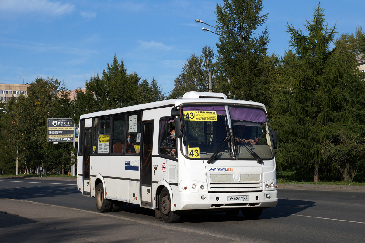 Архангельская область, ПАЗ-320412-05 № О 542 СТ 29