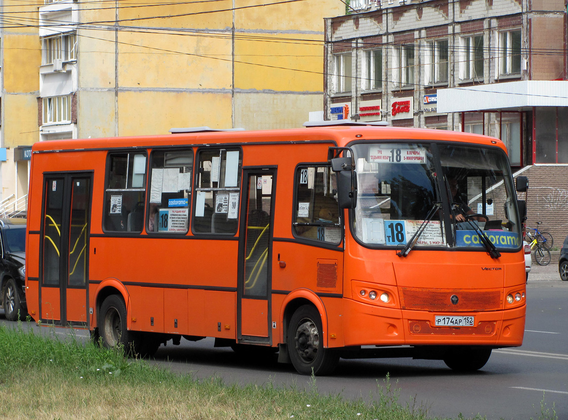 Obwód niżnonowogrodzki, PAZ-320414-05 "Vektor" Nr Р 174 АР 152