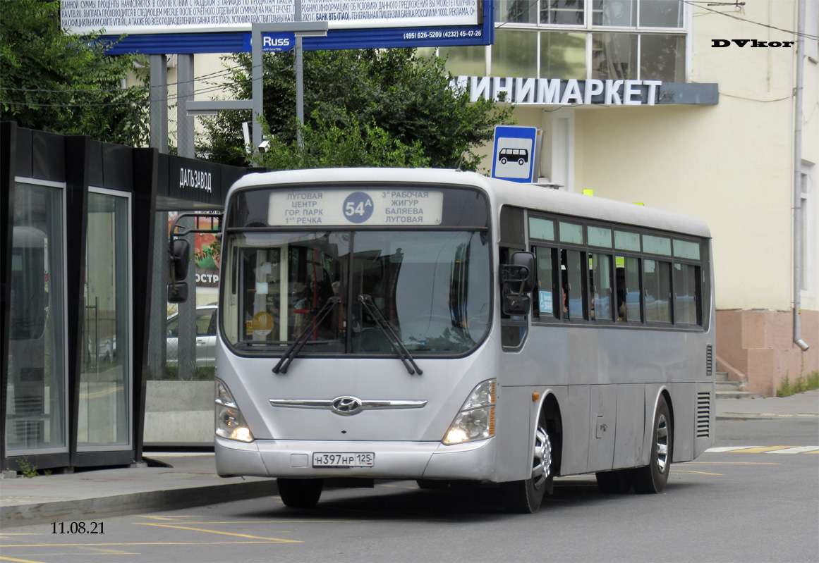 Приморский край, Hyundai New Super AeroCity 1F/L № Н 397 НР 125