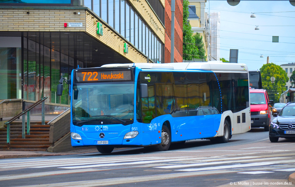 Финляндия, Mercedes-Benz Citaro C2 LE MÜ № 951