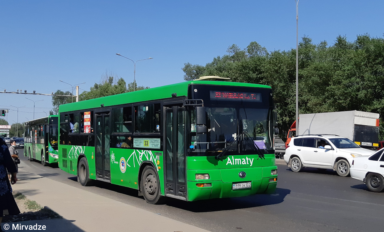 Алматы, Yutong ZK6108HGH № 119 DK 02