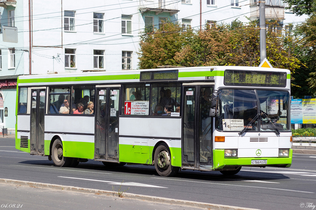 Владимирская область, Mercedes-Benz O405 № С 166 РО 33