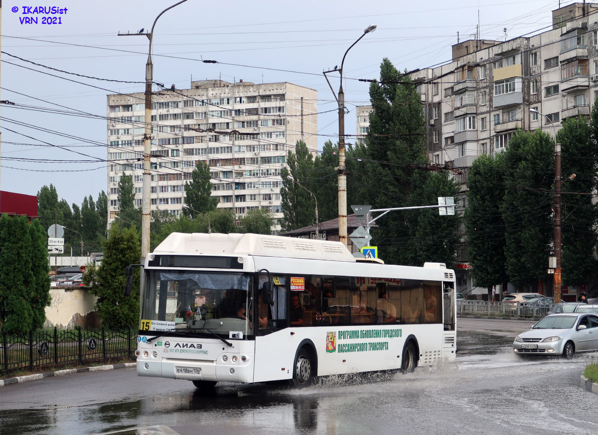 Воронежская область, ЛиАЗ-5292.67 (CNG) № Е 418 ВН 136