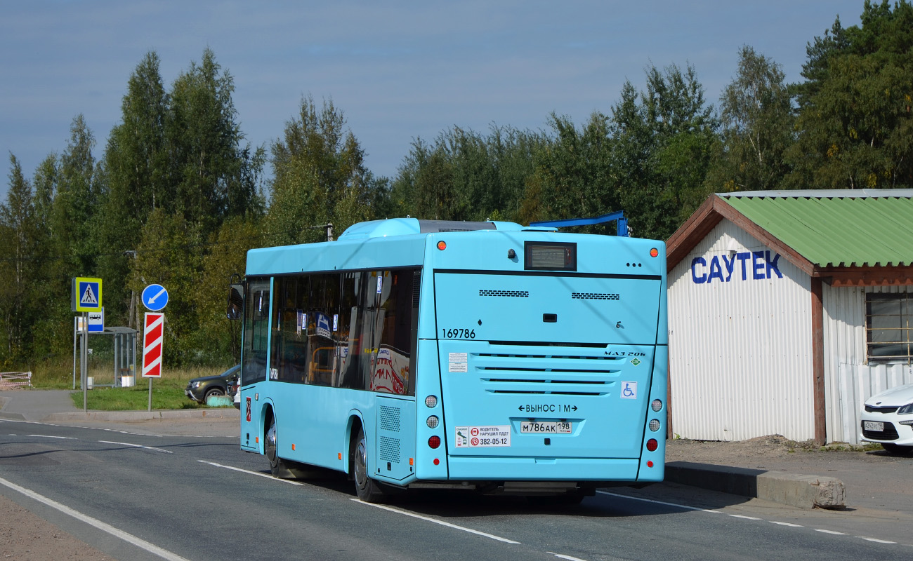 Санкт-Петербург, МАЗ-206.945 № М 786 АК 198