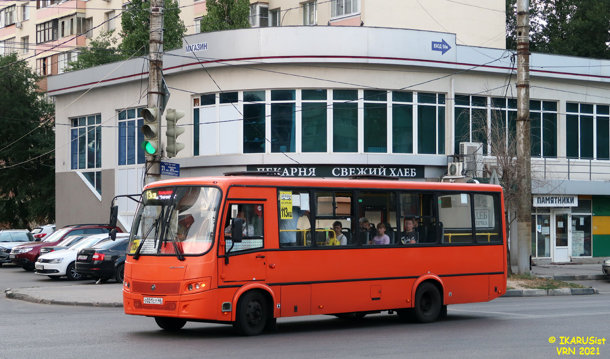 Воронежская область, ПАЗ-320414-05 "Вектор" (1-2) № О 021 СТ 46