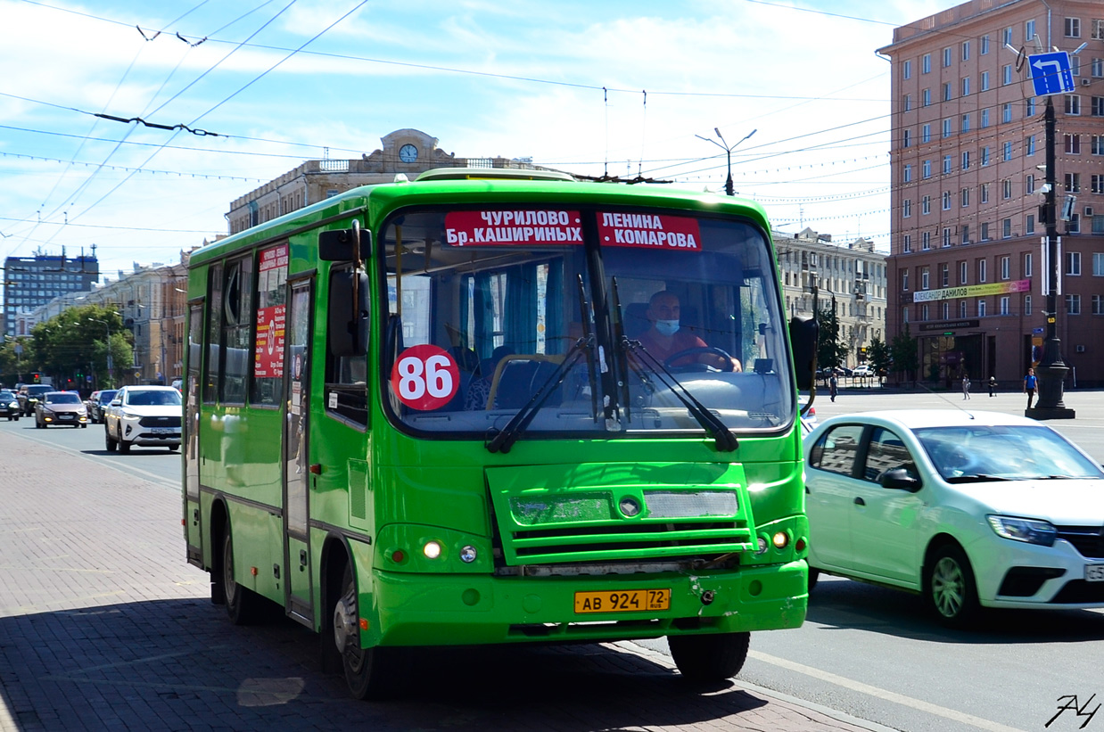 Челябинская область, ПАЗ-320302-12 № АВ 924 72