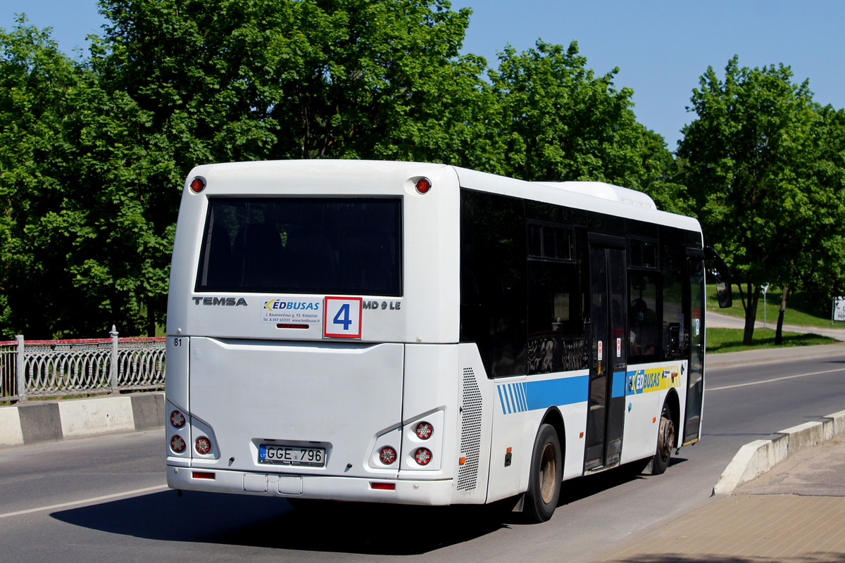 Литва, TEMSA MD9 LE № 81