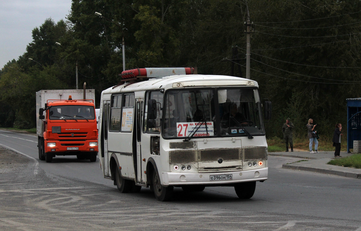 Новосибирская область, ПАЗ-32054 № Е 396 ОН 154