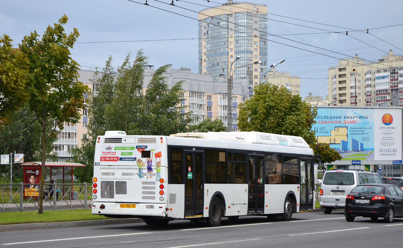 Санкт-Петербург, ЛиАЗ-5292.67 (CNG) № 4171