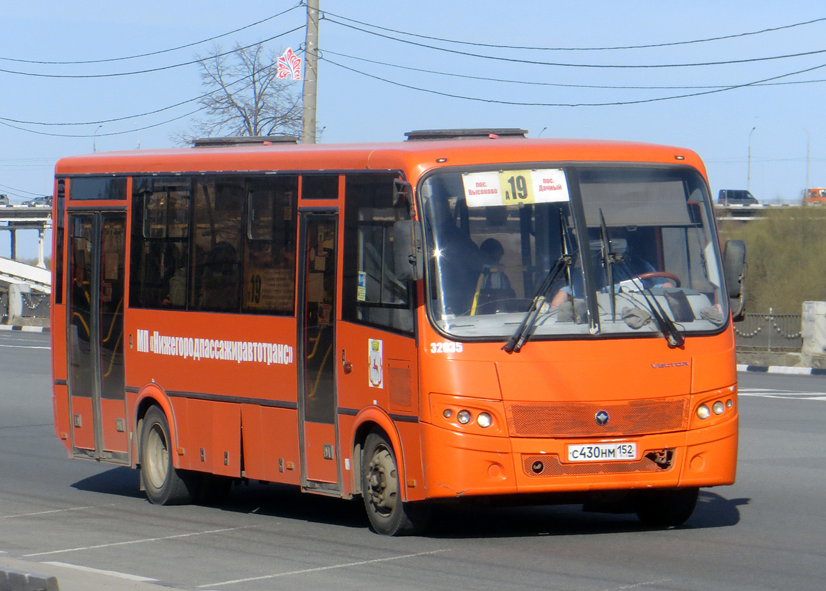 Nizhegorodskaya region, PAZ-320414-04 "Vektor" # 32035