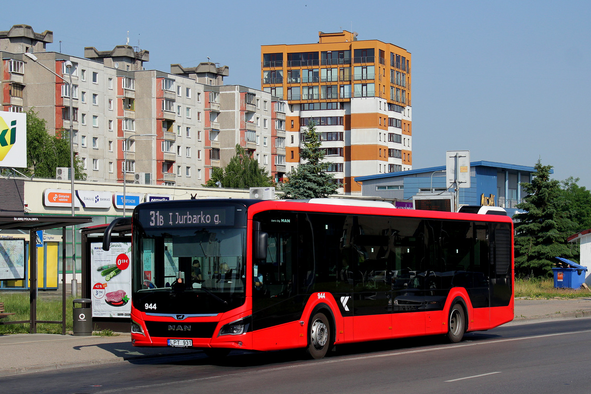 Литва, MAN 12C Lion's City 12 NL330 EfficientHybrid № 944