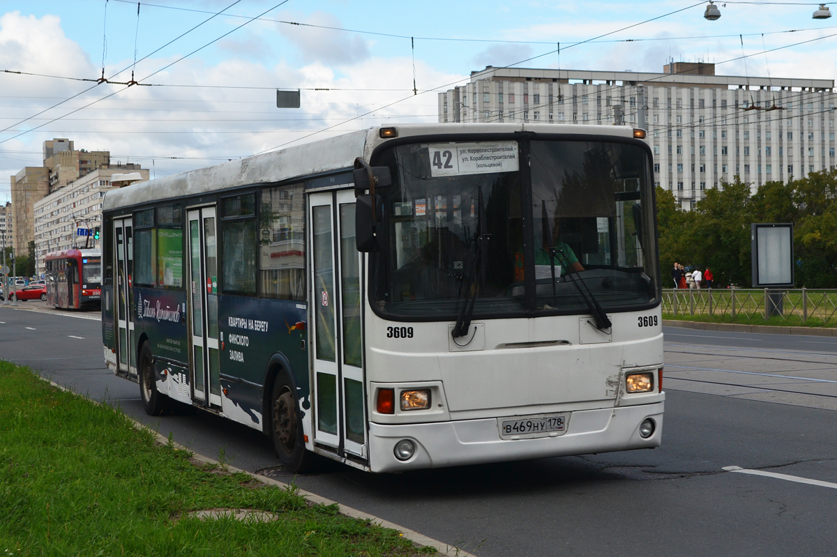 Санкт-Петербург, ЛиАЗ-5293.53 № 3609