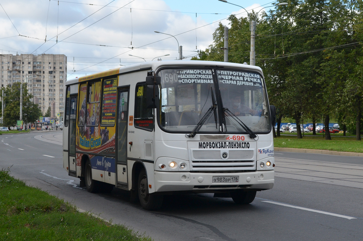 Санкт-Петербург, ПАЗ-320402-05 № Х 983 ВР 178