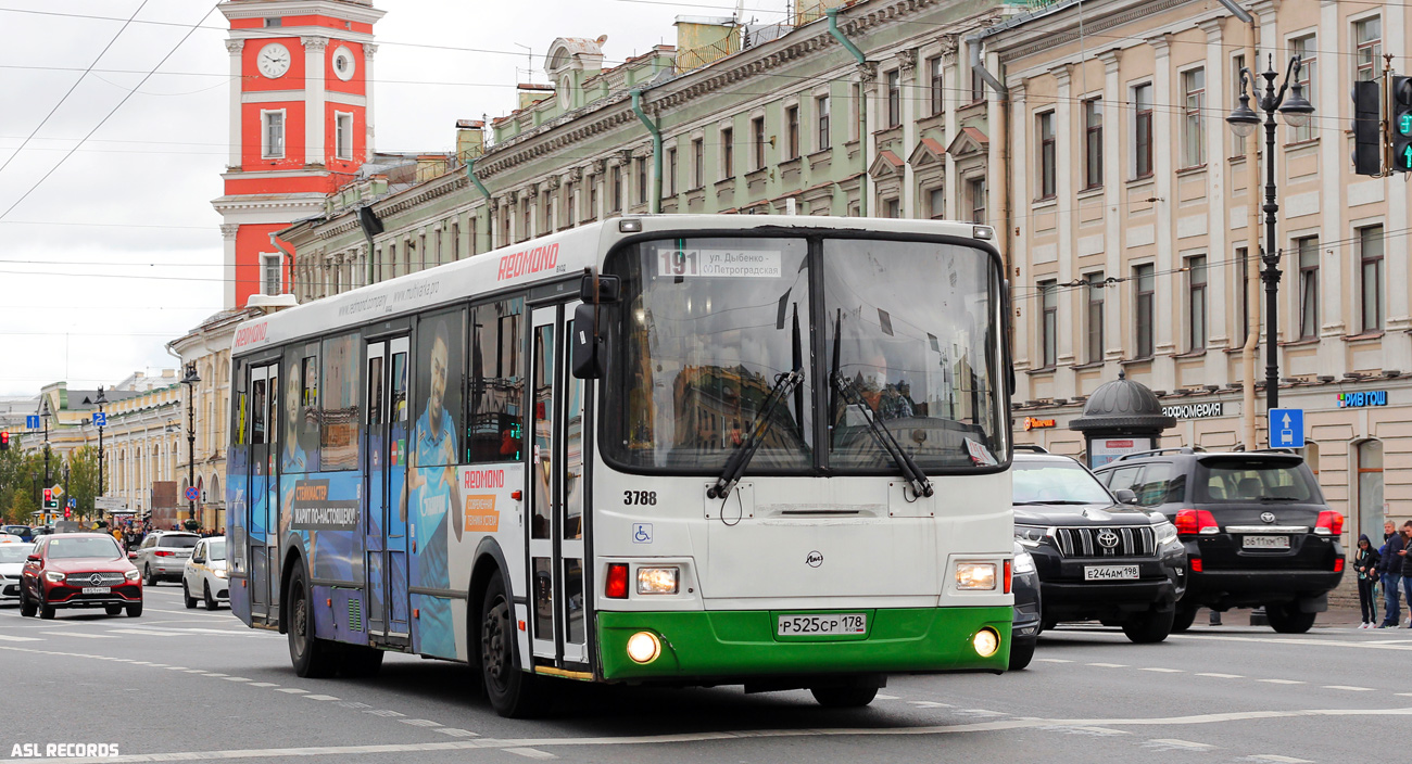 Санкт-Петербург, ЛиАЗ-5293.60 № 3788