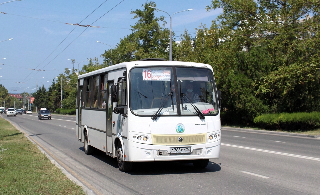 Севастополь, ПАЗ-320412-04 "Вектор" № А 788 РУ 92