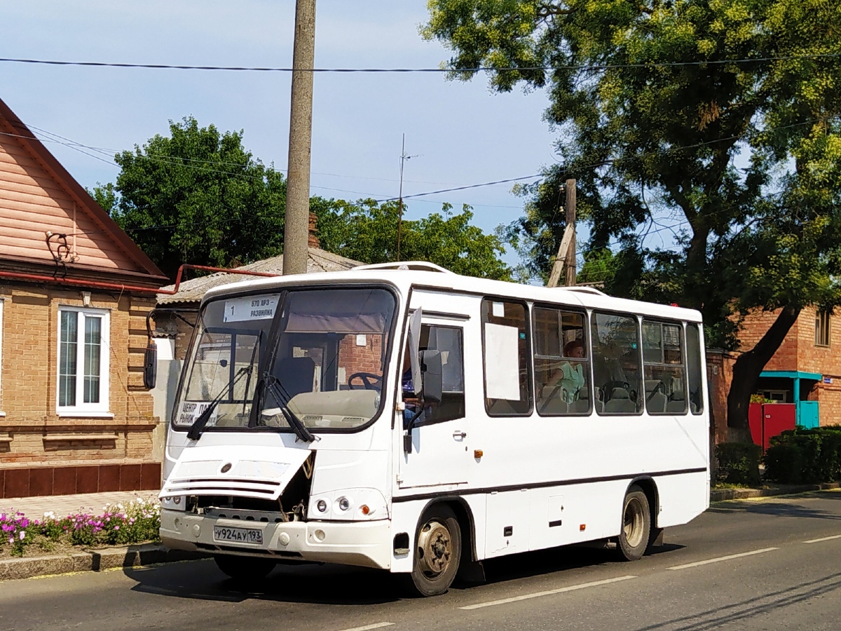 Краснодарский край, ПАЗ-320302-08 № У 924 АУ 193