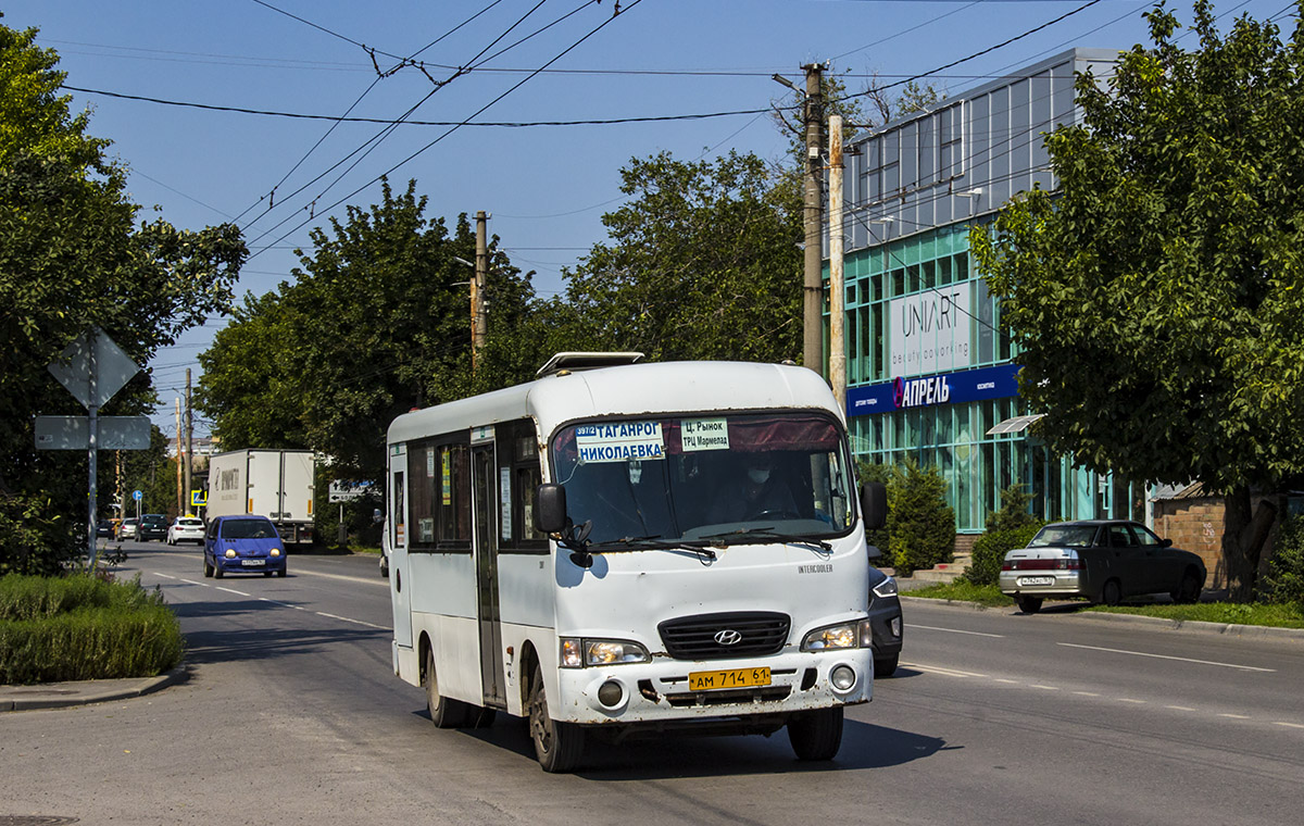 Ростовская область, Hyundai County LWB C11 (ТагАЗ) № АМ 714 61