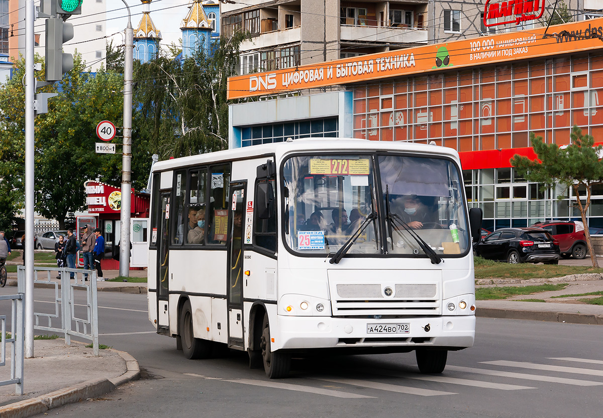 Башкортостан, ПАЗ-320402-05 № А 424 ВО 702