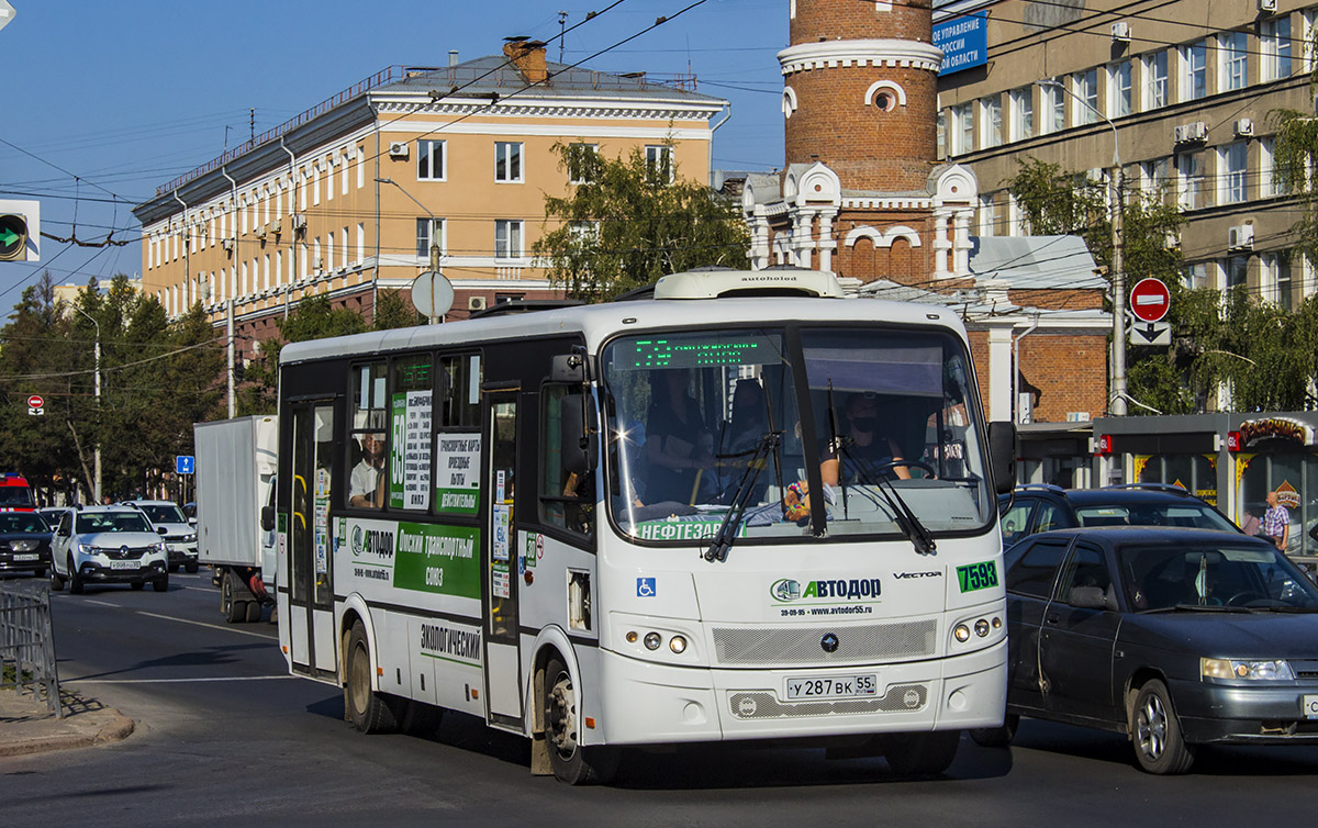 Омская область, ПАЗ-320414-04 "Вектор" (1-2) № 7593