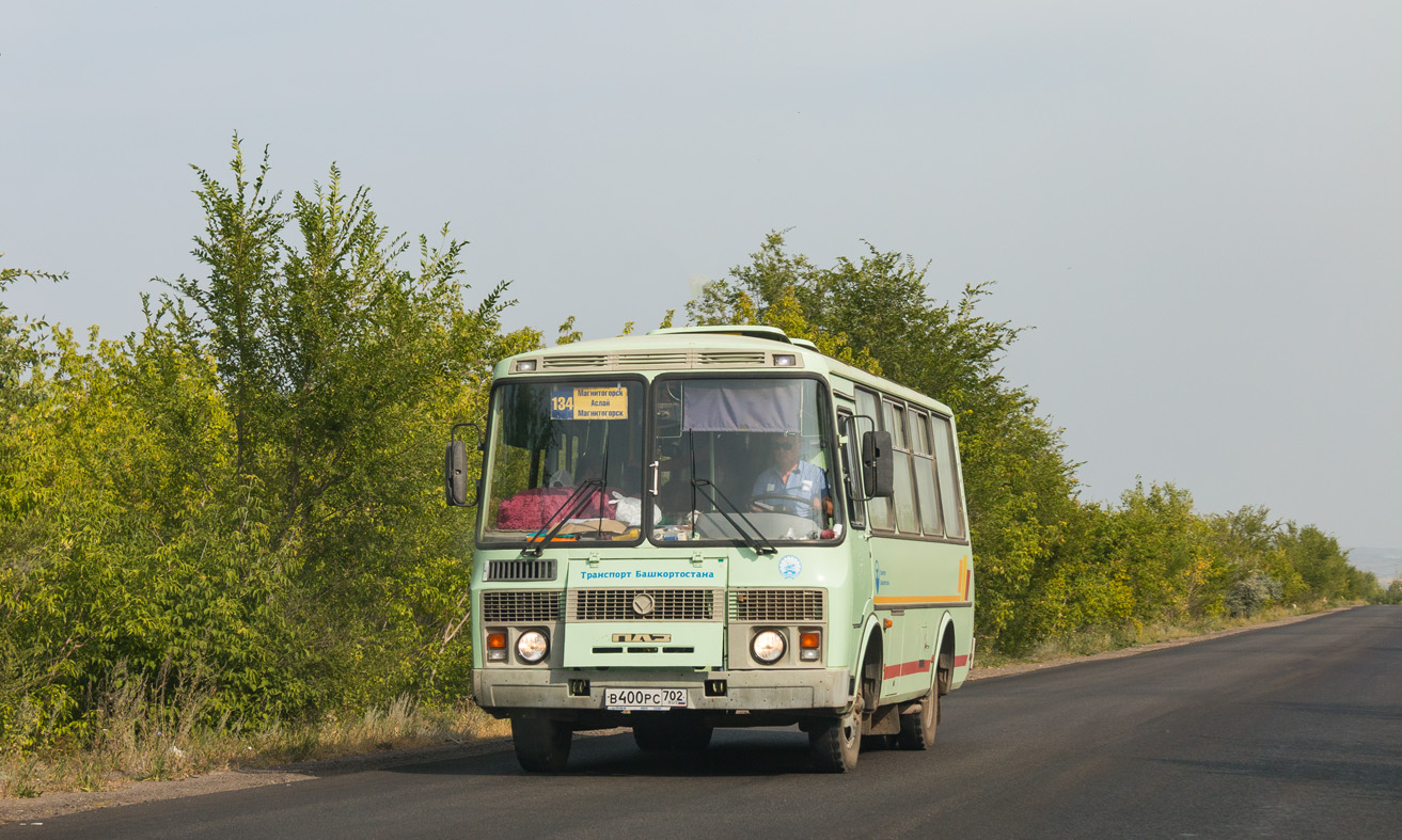 Башкортостан, ПАЗ-32053 № В 400 РС 702