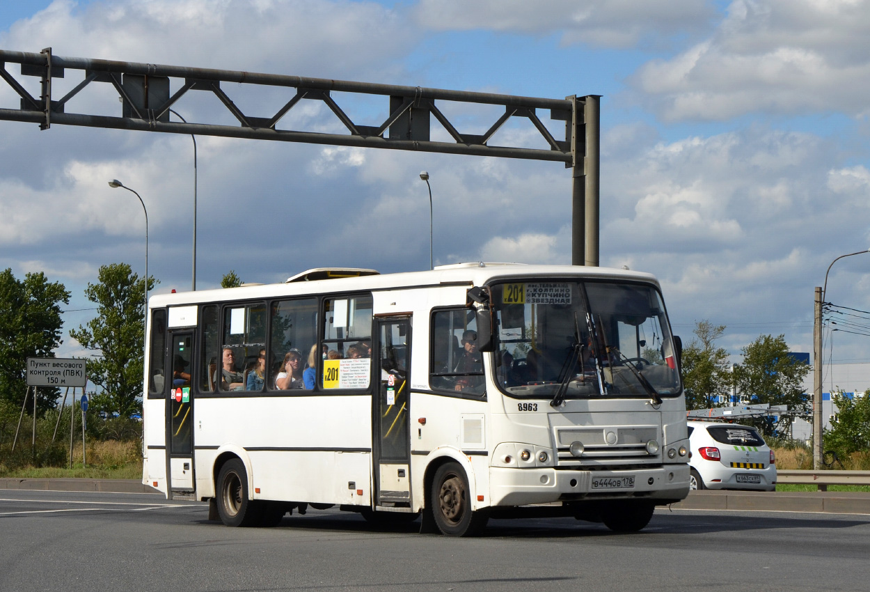 Санкт-Петербург, ПАЗ-320412-05 № 8963